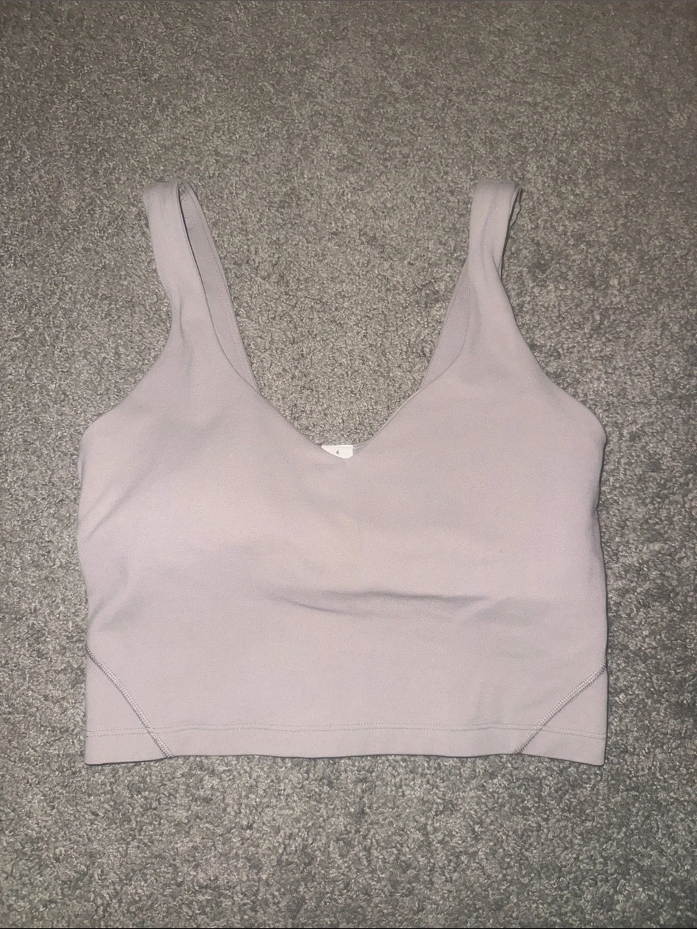 lululemon athletica Scoop Neck Sports Bra Tank in Light Mauve